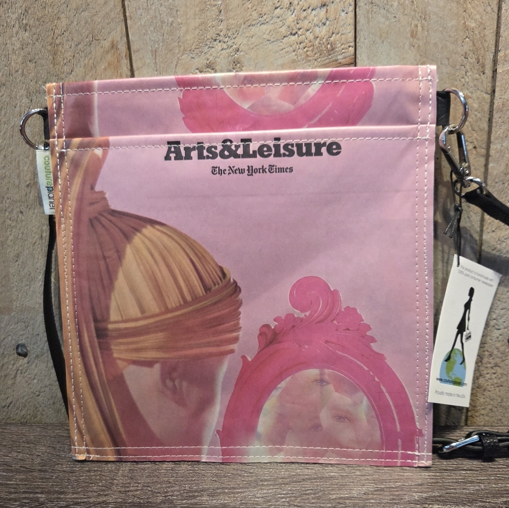 Couture Planet Amanda Purse Crossbody Adjustable Upcycled Fashion Handbag Barbie